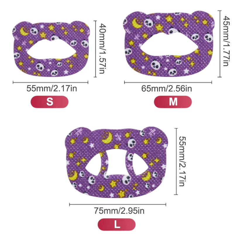 30Pcs Kids Mouth Tape for Sleeping anti Snoring Sleep Strips anti Snoring Sleep Tape Sleep Better Nose Breathing Improved Sleep
