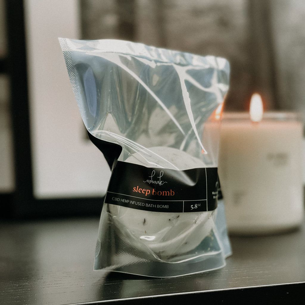 Hemp-Infused Sleep Bath Bomb