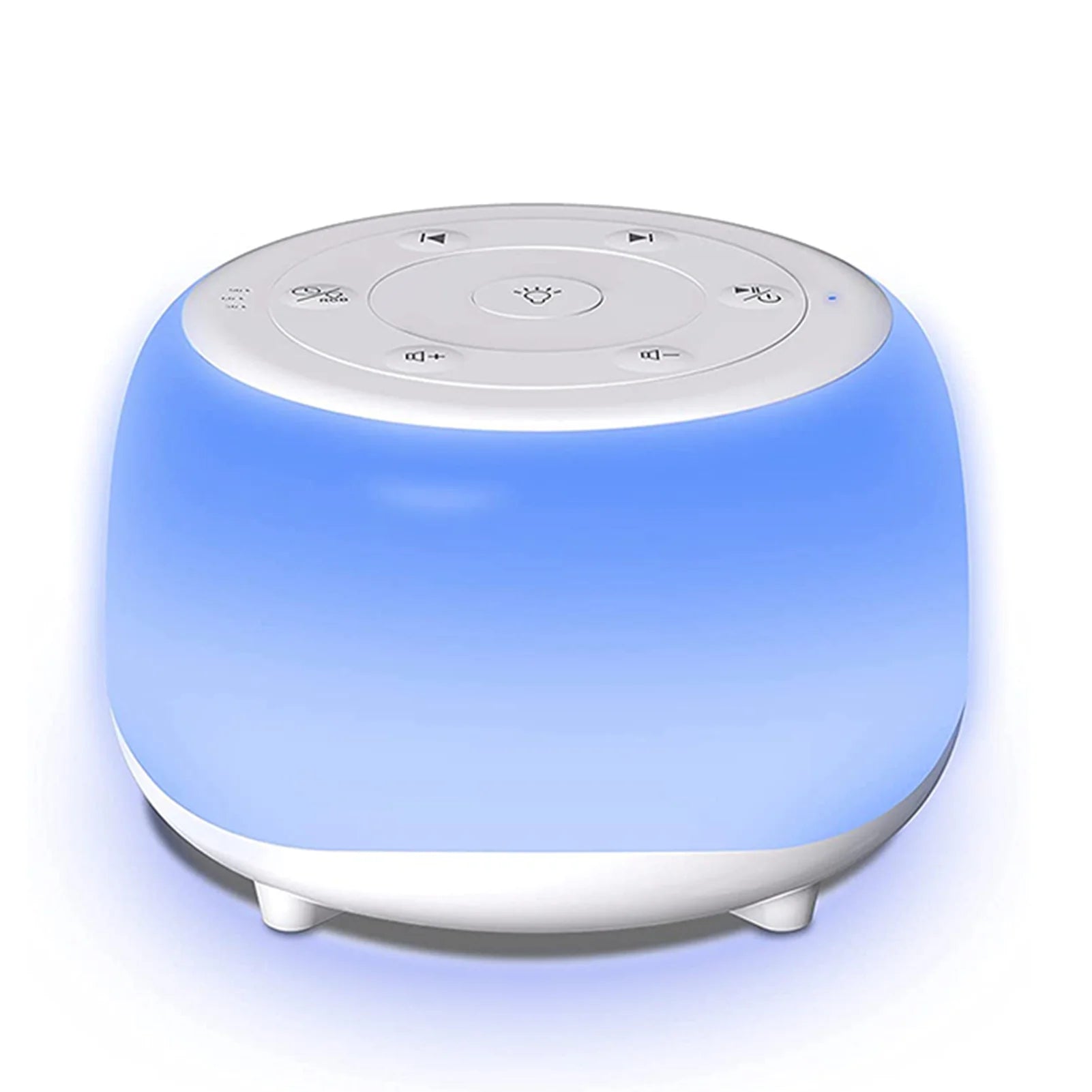 Desktop White Noise Machine Sleep Sound Machine Sleeping & Relaxation for Baby Sleep Soother with 7 Colors Night Lights