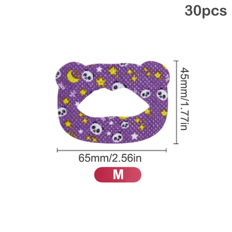 30Pcs Kids Mouth Tape for Sleeping anti Snoring Sleep Strips anti Snoring Sleep Tape Sleep Better Nose Breathing Improved Sleep
