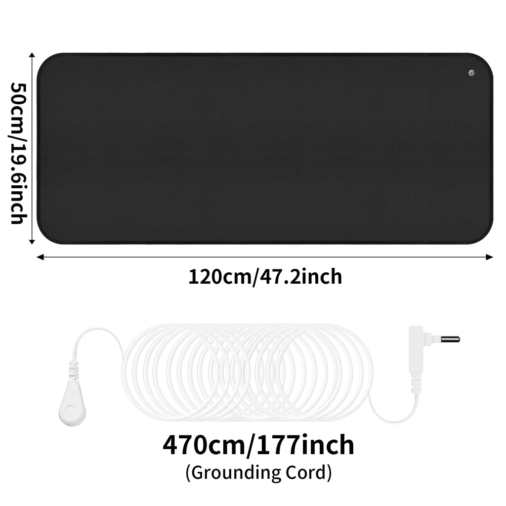 Grounding Mat for Improved Sleep Earth Mat Grounding Sheet for Improved Sleep Reduced Anxiety Pain Inflammation Relief