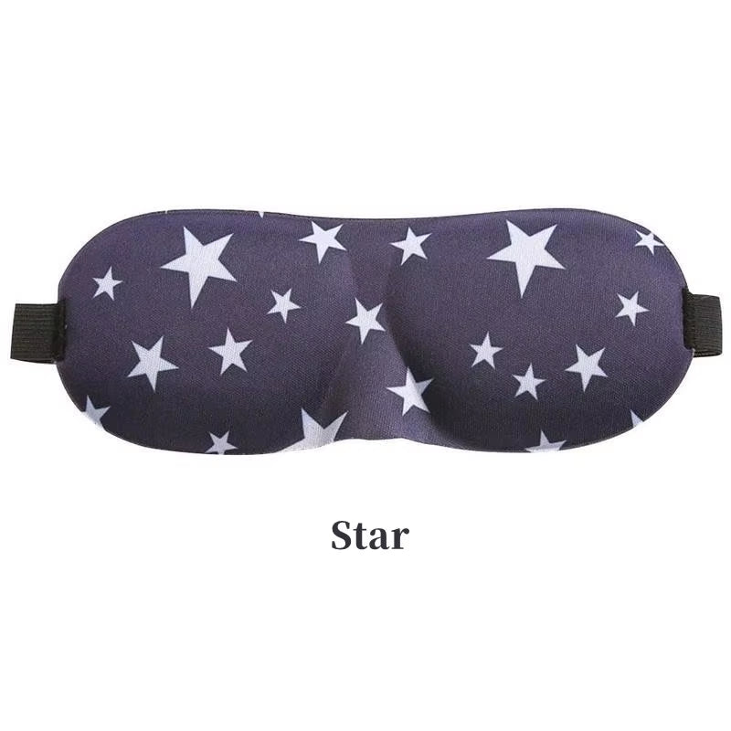 1 Pc 3D Sleep Mask Blindfold Sleep Aid Soft Memory Foam Eye Mask Suitable for Sleep Travel Blackout Sleep Mask Eye Mask Eyepatch