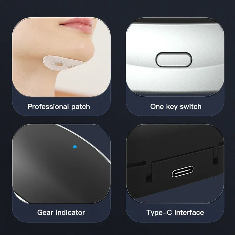 Smart Anti-Snoring Device TENS Pulse Snore Stopper Portable Sleep Aid Health Noise Reduction for Improved Sleep Quality