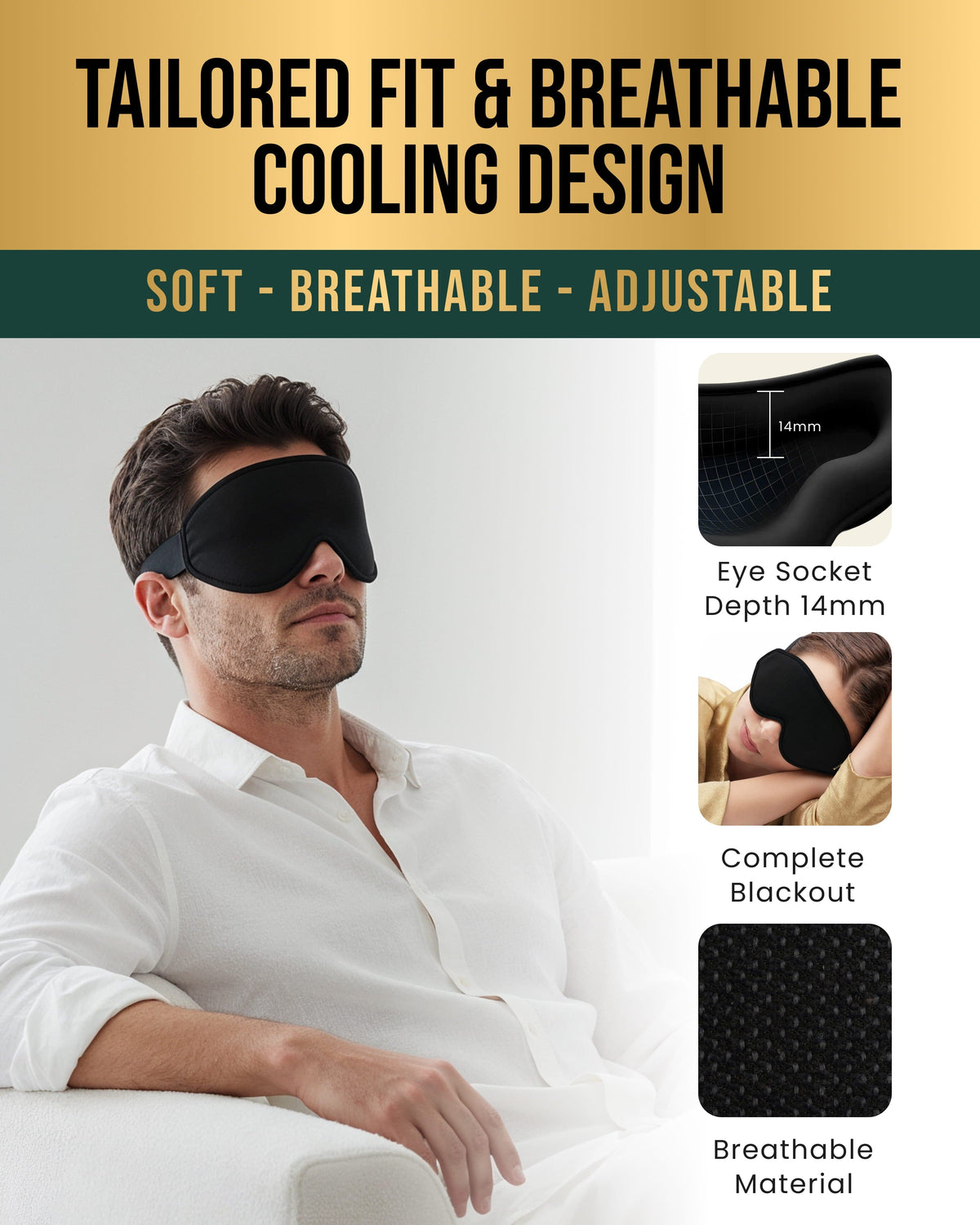 MagnetRX Magnetic Sleep Mask