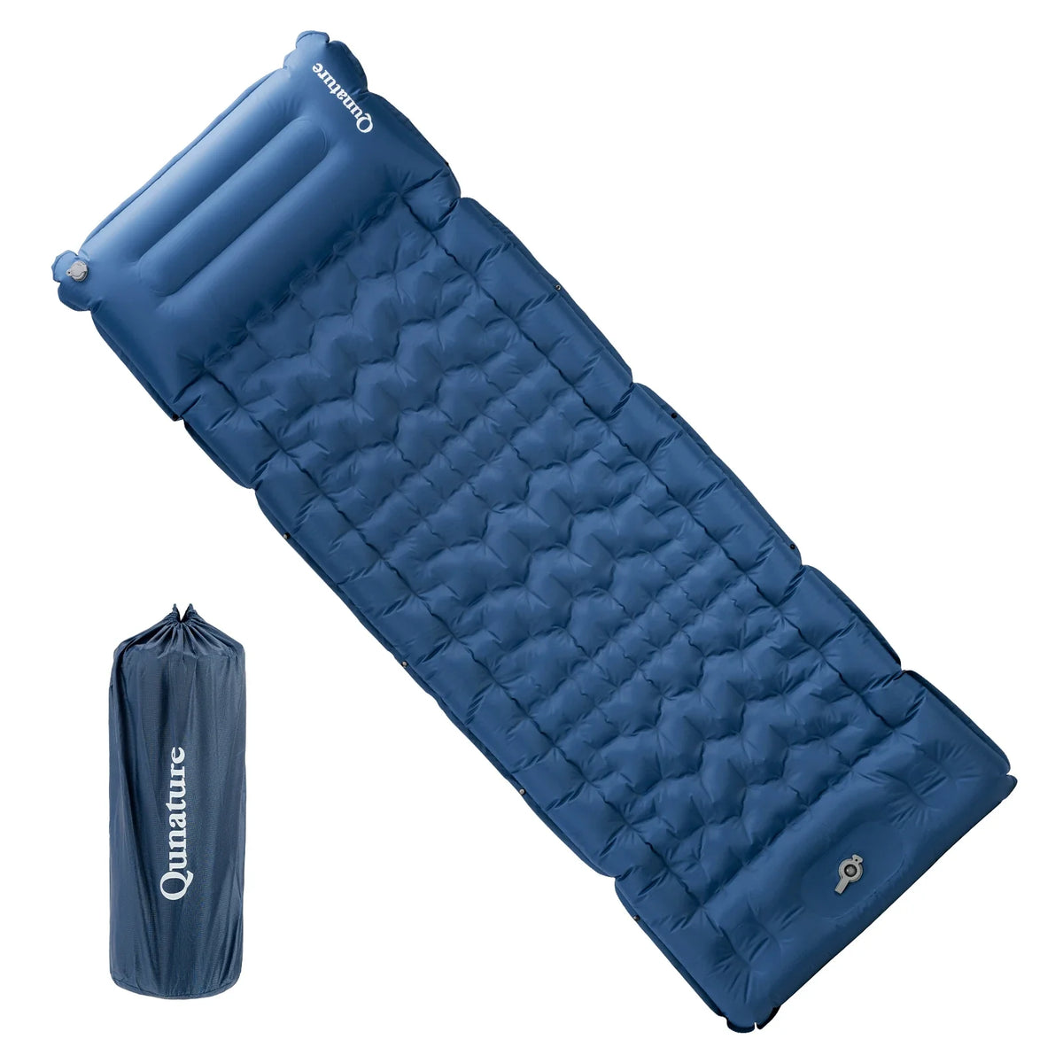 Ultra-Light Inflatable Sleeping Pad — Built-In Pillow