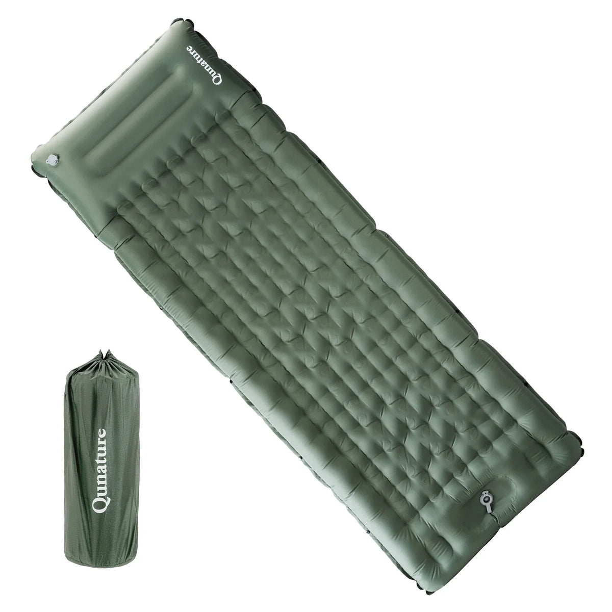 Ultra-Light Inflatable Sleeping Pad — Built-In Pillow