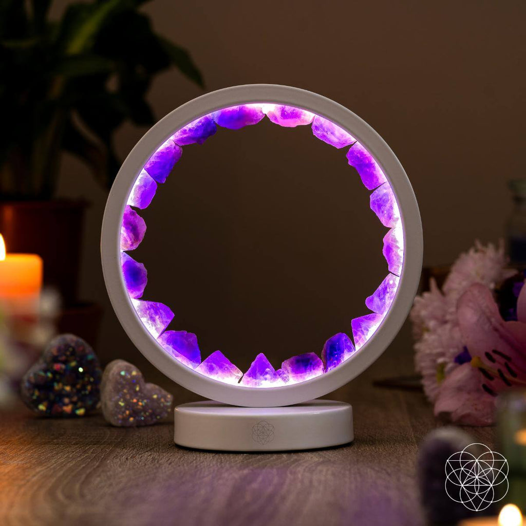 Amethyst Healing Lamp — Sleep & Atmosphere