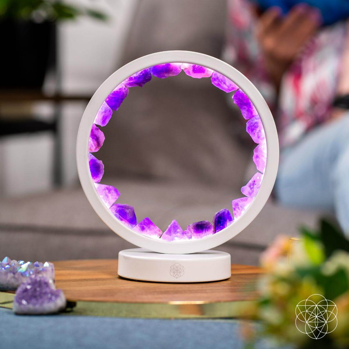Amethyst Healing Lamp — Sleep & Atmosphere