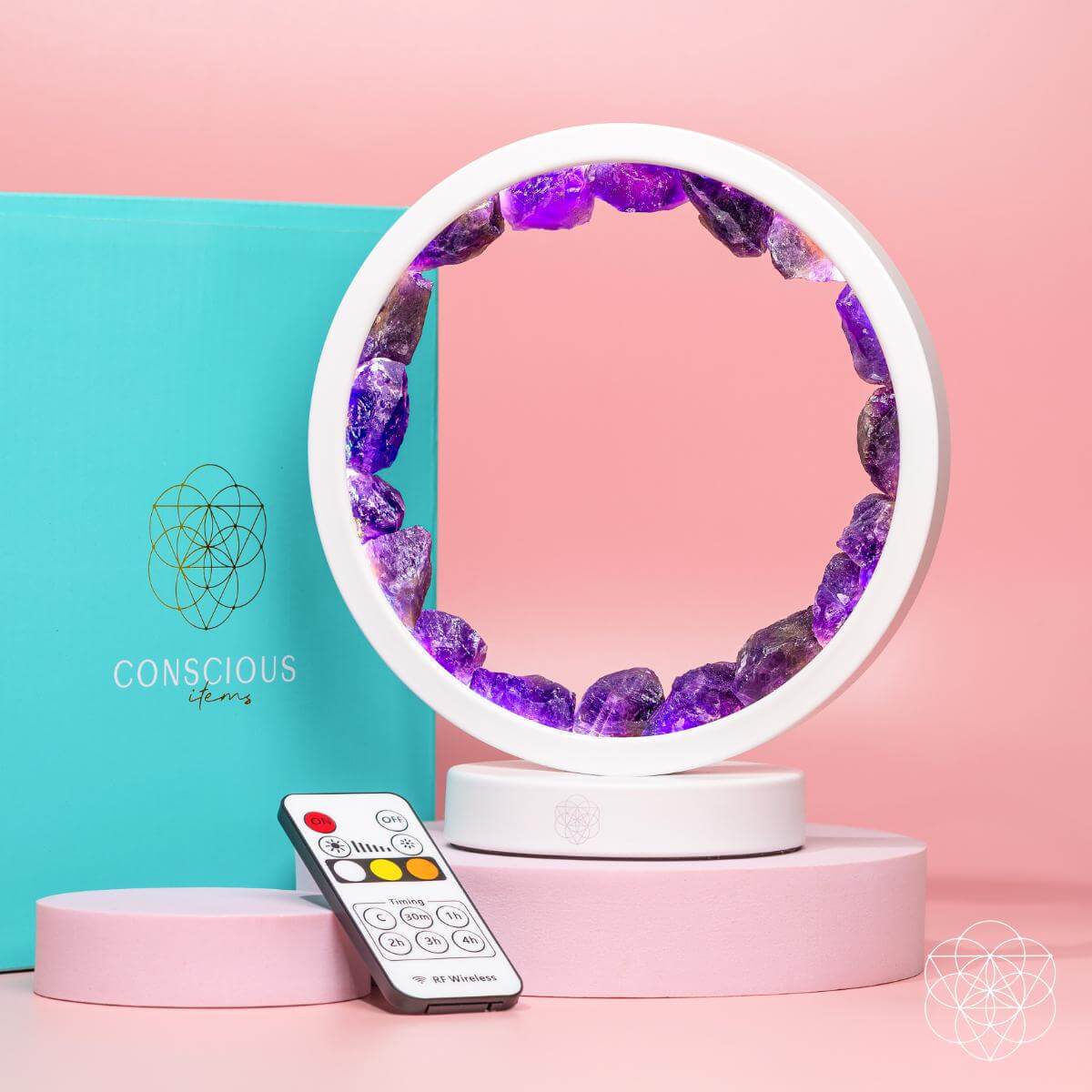 Amethyst Healing Lamp — Sleep & Atmosphere