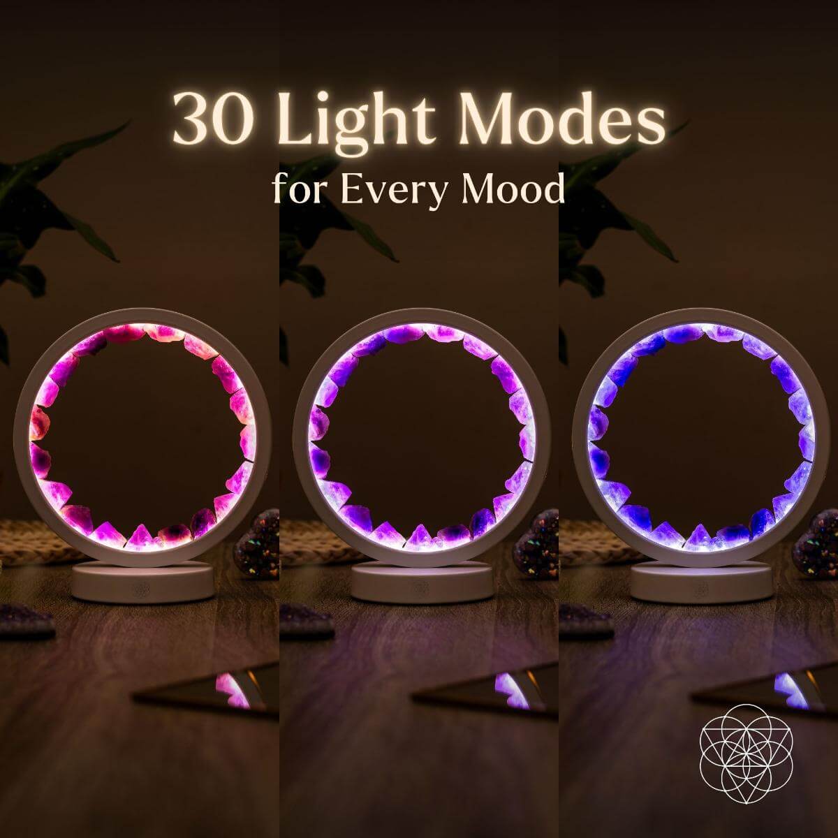 Amethyst Healing Lamp — Sleep & Atmosphere