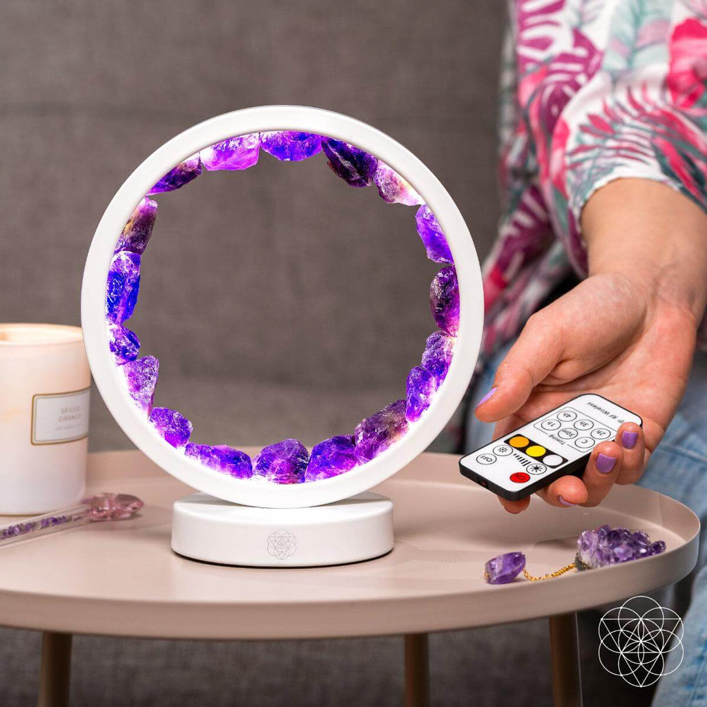 Amethyst Healing Lamp — Sleep & Atmosphere